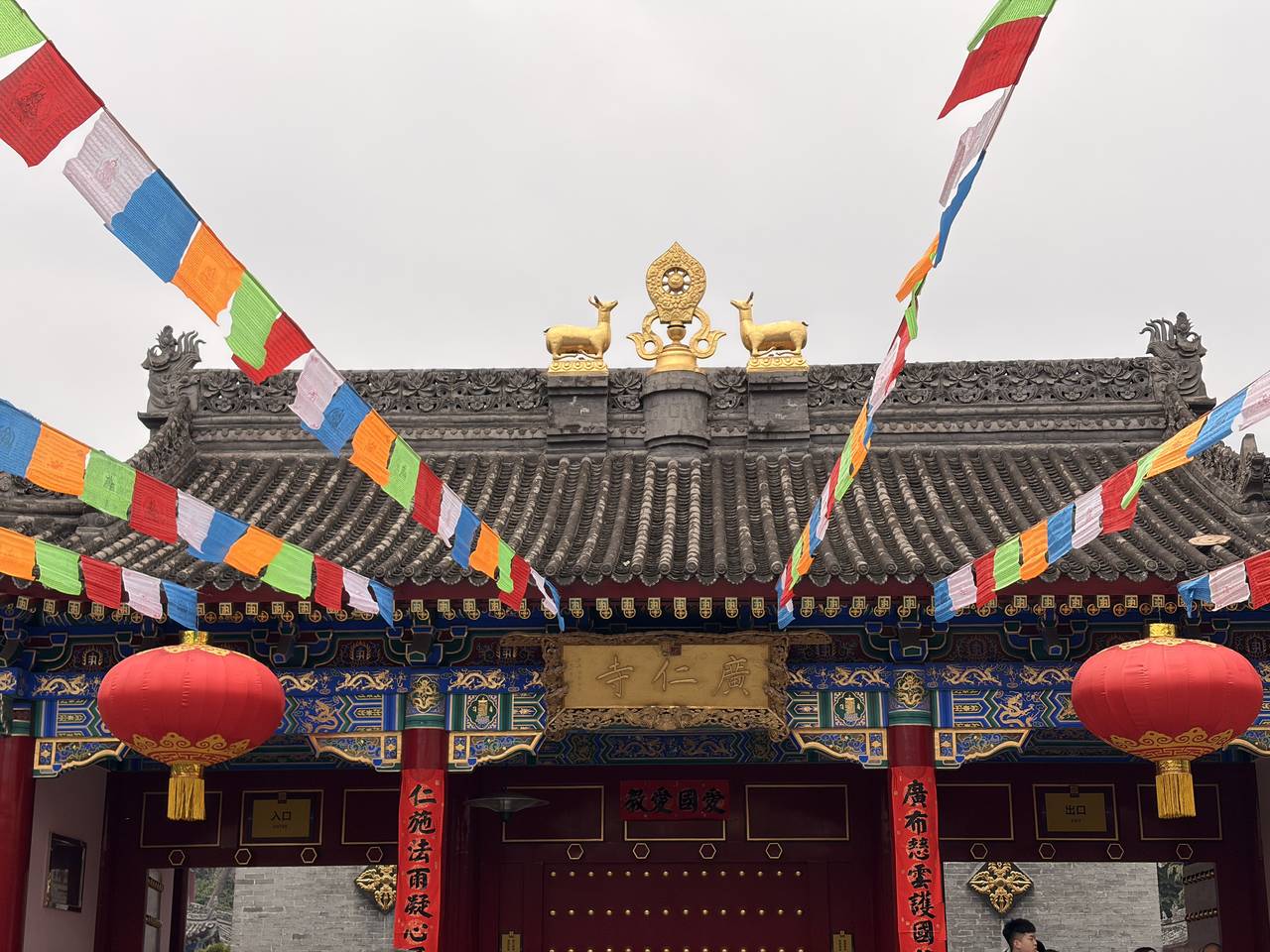 寺庙幡旗